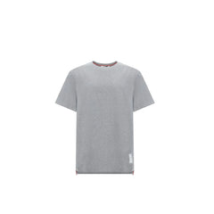 Thom Browne Gray Cotton T-Shirt