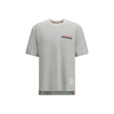 Thom Browne Gray Cotton T-Shirt