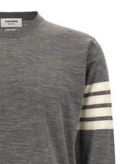 Thom Browne Gray Virgin Wool Cardigan