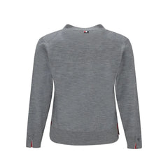 Thom Browne Gray Virgin Wool Cardigan - IT52 | XL
