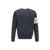 Thom Browne Gray Wool Oves Aries Sweatshirt