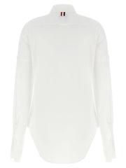Thom Browne White Cotton Blouse