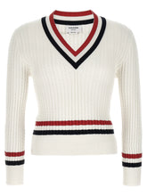 Thom Browne White Cotton Cardigan - 3