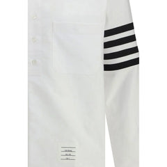 Thom Browne White Cotton Dress Shirt - 1