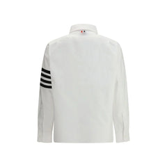 Thom Browne White Cotton Dress Shirt - 1