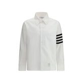 Thom Browne White Cotton Dress Shirt - 1