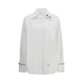 Thom Browne White Cotton Dress Shirt