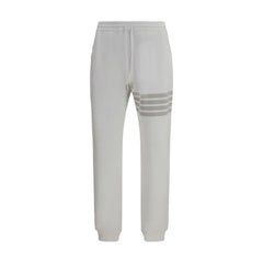 Thom Browne White Cotton Joggers (Workout Pants)
