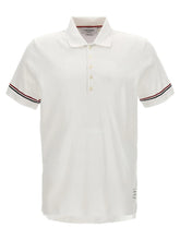 Thom Browne White Cotton Polo Shirt - 4