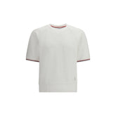 Thom Browne White Cotton Sweatshirt