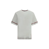 Thom Browne White Cotton T-Shirt - 1
