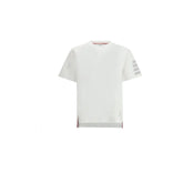 Thom Browne White Cotton T-Shirt