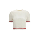 Thom Browne White Cotton T-Shirt - IT42 | L