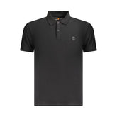Timberland Black Cotton Men Polo Shirt - S