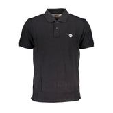 Timberland Black Cotton Polo Shirt - Polos