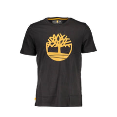 Timberland Black Cotton T-Shirt - T-Shirts