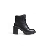 Timberland Black Recycled Leather High Heel - Heels