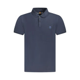 Timberland Blue Cotton Men Polo Shirt - S