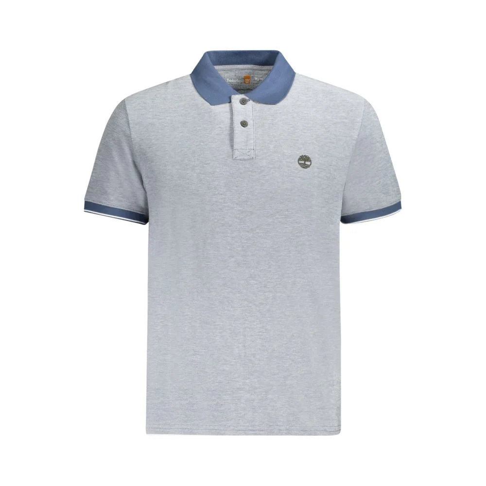 Timberland Blue Cotton Polo Shirt