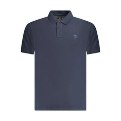 Timberland Blue Cotton Polo Shirt - S