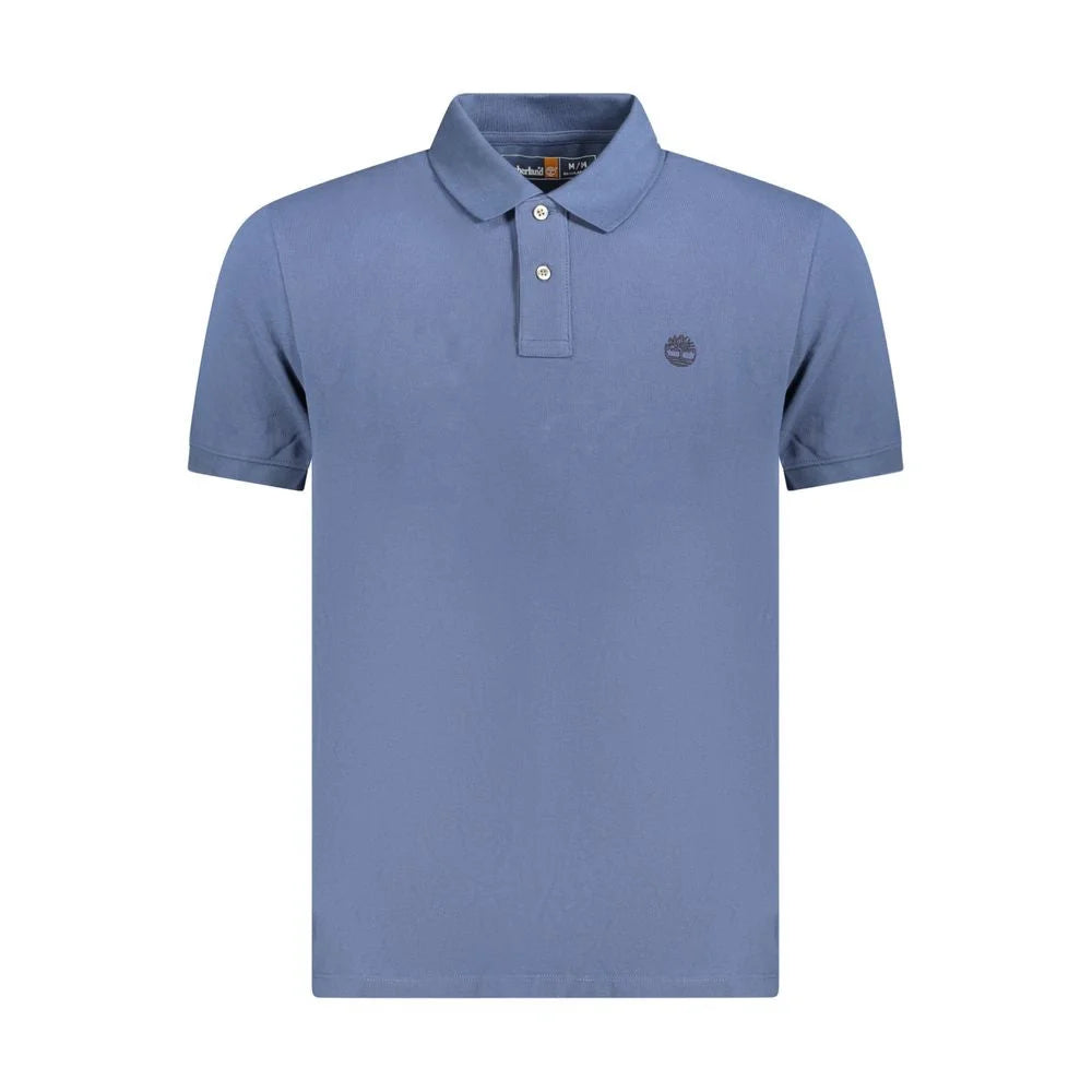 Timberland Blue Cotton Polo Shirt - S