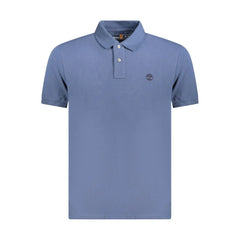 Timberland Blue Cotton Polo Shirt - S