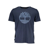 Timberland Blue Cotton T-Shirt - T-Shirts