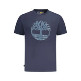 Timberland Blue Cotton T-Shirt - T-Shirts