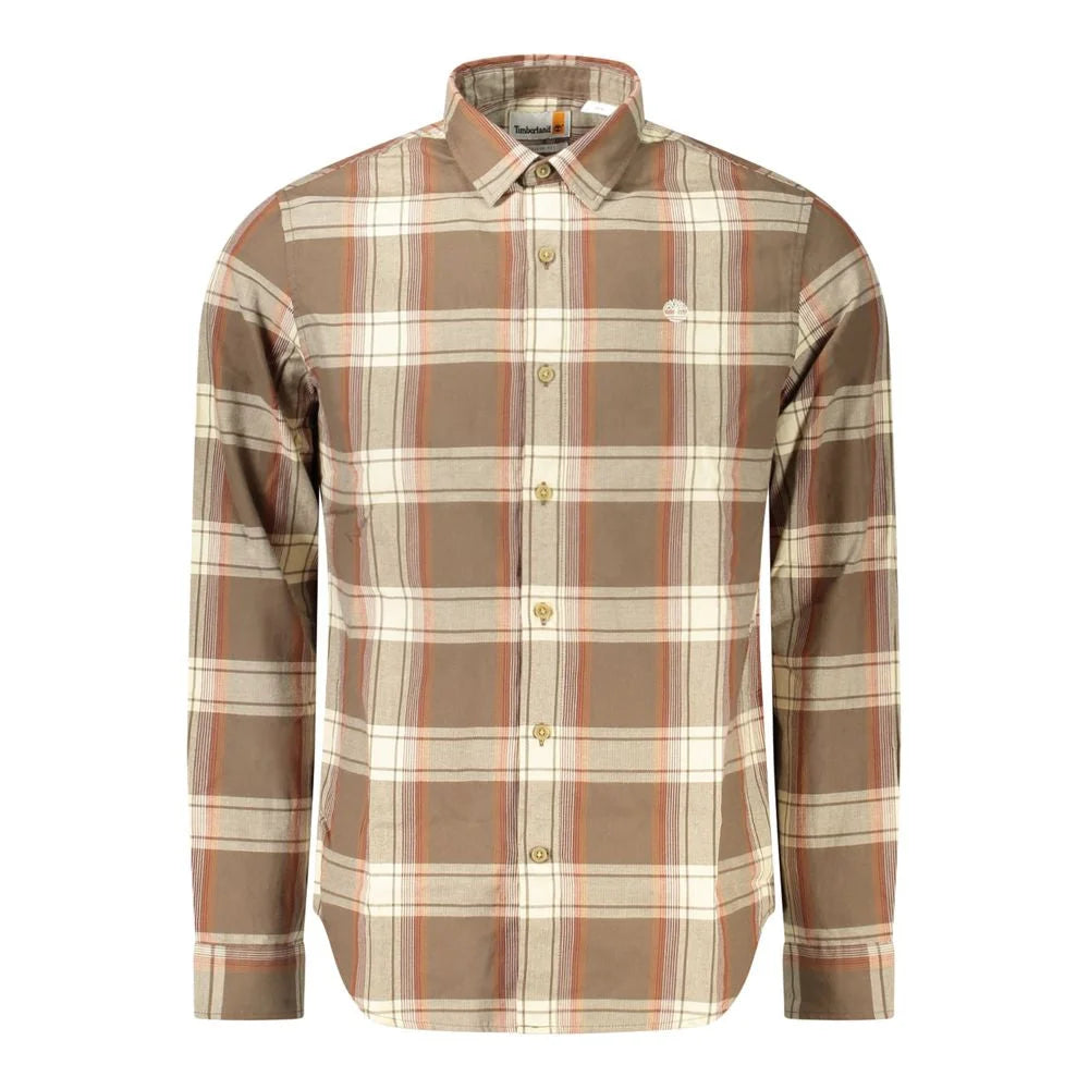 Timberland Brown Cotton Men Shirt - Shirts