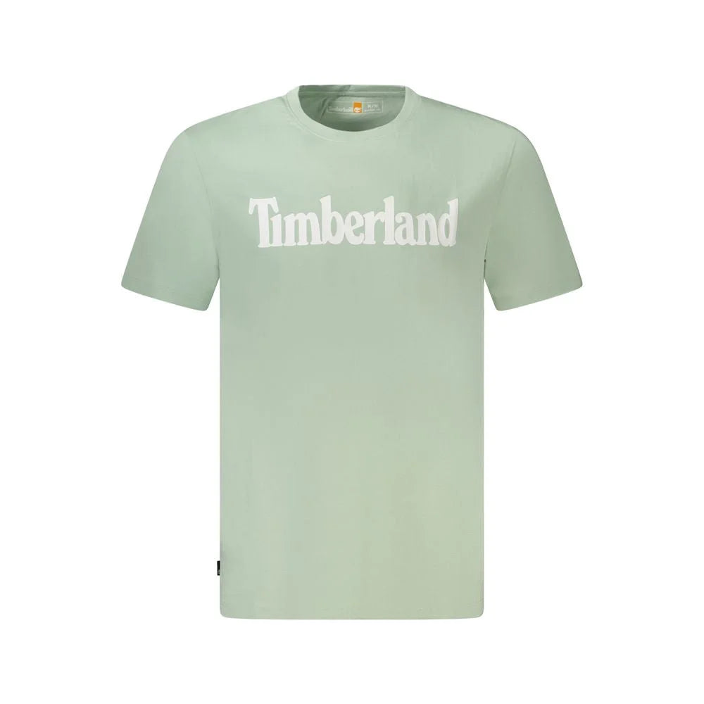 Timberland Green Cotton T-Shirt - S