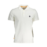 Timberland White Cotton Men Polo Shirt - Polos