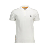 Timberland White Cotton Men Polo Shirt - S - Polos