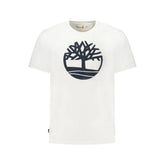 Timberland White Cotton Men T-Shirt - T-Shirts