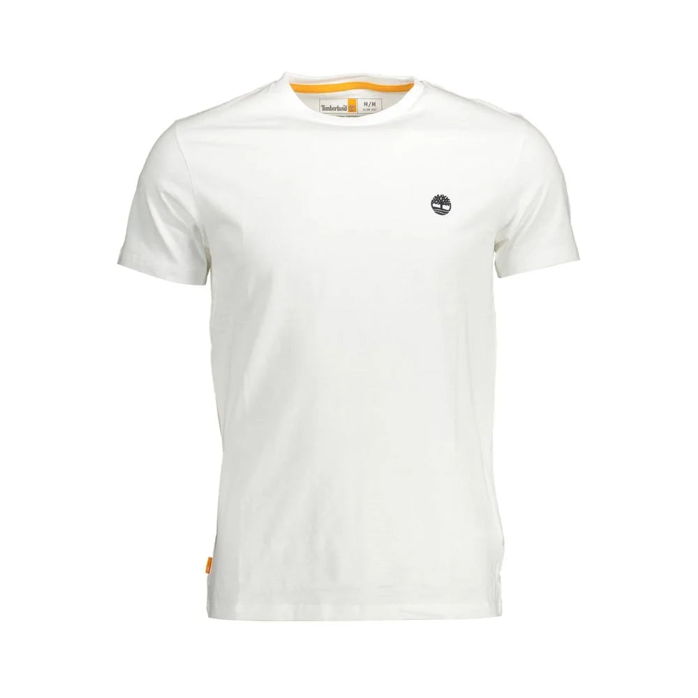 Timberland White Organic Cotton Men T-Shirt - S - T-Shirts