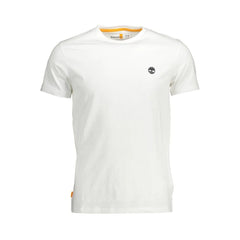 Timberland White Organic Cotton Men T-Shirt - S - T-Shirts