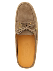 Tod’s Beige Calfskin Flats