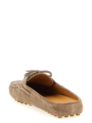 Tod’s Beige Calfskin Flats