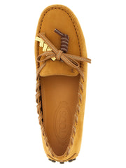 Tod’s Beige Calfskin Slip-On Loafers - EU39/US9