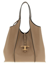 Tod’s Beige Calfskin Tote Bag