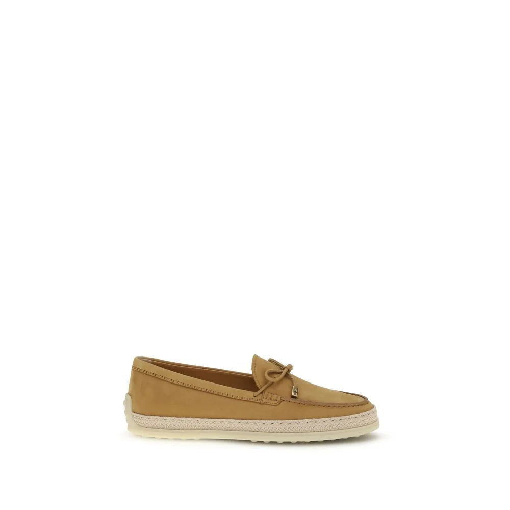 Tod’s Beige Rubber Platform Loafers