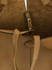 Tod’s Bicolor Calfskin Tote Bag