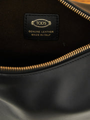 Tod’s Black Calfskin Shoulder Bag