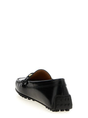 Tod’s Black Calfskin Slip-On Loafers