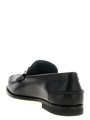 Tod’s Black Calfskin Slip-On Loafers