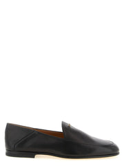 Tod’s Black Lamb Leather Slip-On Loafers - EU37/US7