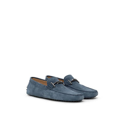 Tod’s Blue Suede Leather Moccassin - EU41/US8 - Flats