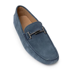 Tod’s Blue Suede Leather Moccassin - EU41/US8 - Flats