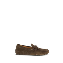 Tod’s Brown Calf Leather Bos Taurus Slip-On Loafers