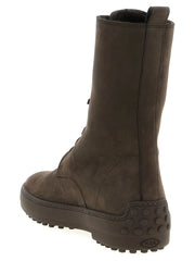 Tod’s Brown Calfskin Ankle Boots - EU37.5/US7.5