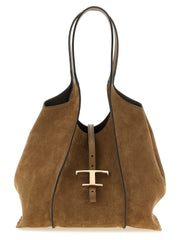 Tod’s Ruskea Calfskin -ostoskassi